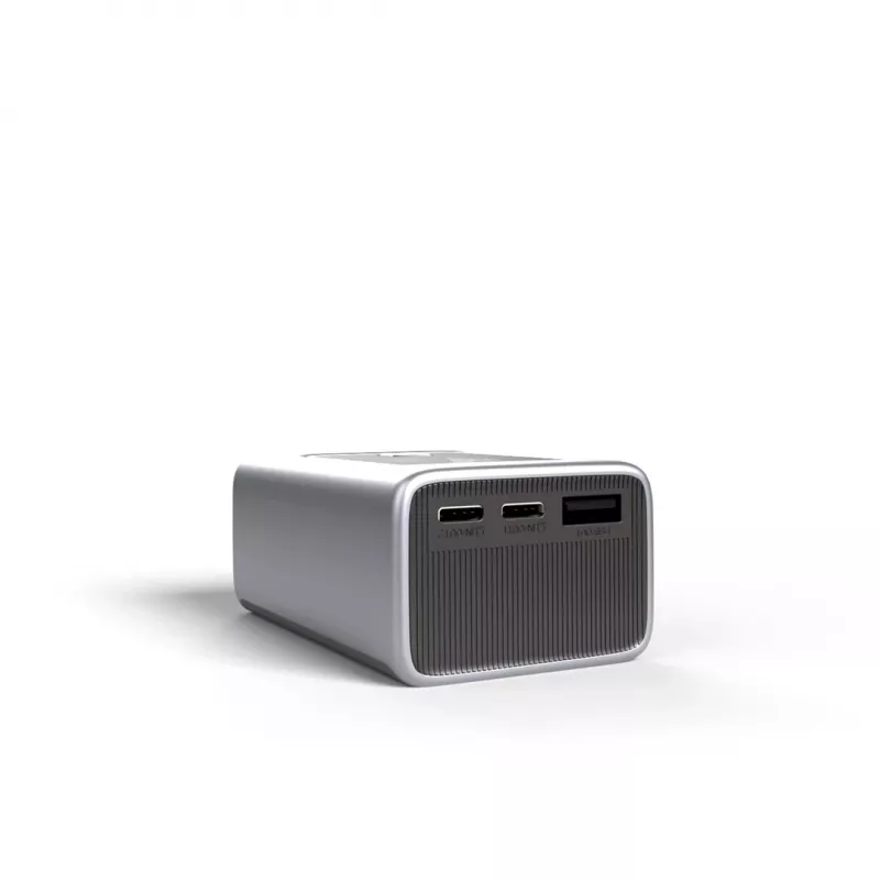 PATONA Platinum Powerbank Luxury One PD35 | 10000mAh | PD 35W | USB-C + USB-A Sudraba, Melna