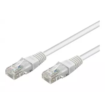 Wentronic Goobay CAT 5e Patch kabelis, U/UTP, balts, 3 m - CCA vara maisījums (68506)