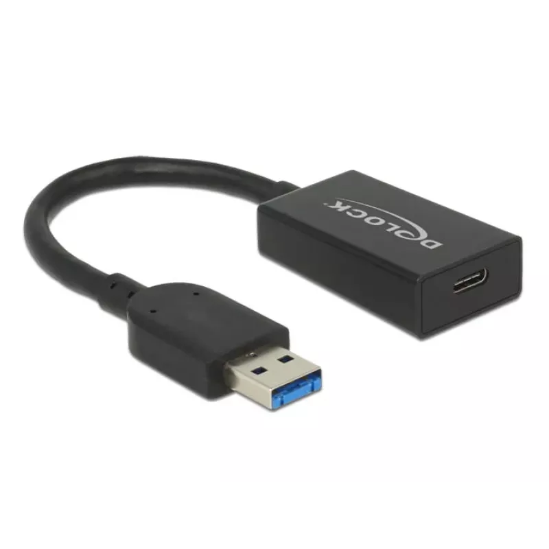 USB kabelis DeLOCK 65698 USB 3.2 Gen 2 0.15 m USB A USB C Melns