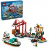 LEGO CITY 60422 Ostas piestātne ar kravas kuģi