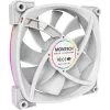 Montech AX120 120mm PWM ARGB korpusa ventilatori, 3 gab., balti