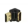 HDMI savienotājs DeLOCK 65662 90° Melns