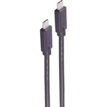 USB kabelis ShiverPeaks BS13-28045 USB 2.0 3m USB C Melns
