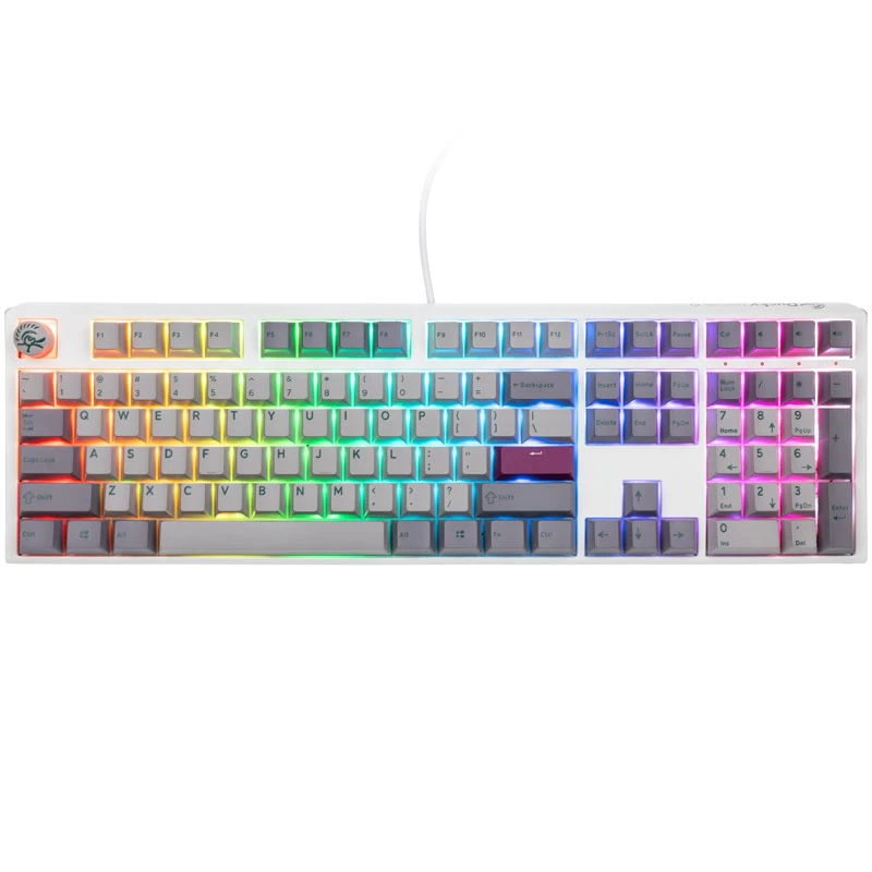Ducky One 3 spēļu tastatūra, USB, pelēka