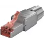 Tīkla kabelis Goobay CAT 6 uzstādāms RJ45 savienotājs STP 5.0-8.5 mm