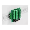 DeLOCK D-Sub HD 44 kontaktu ligzda uz spaiļu bloku DIN sliedei 84 mm x 86 mm x 30 mm