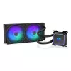 ENDORFY Navis F240 ARGB procesora universāls šķidruma dzesētājs 24 cm, melns, 1 gab.