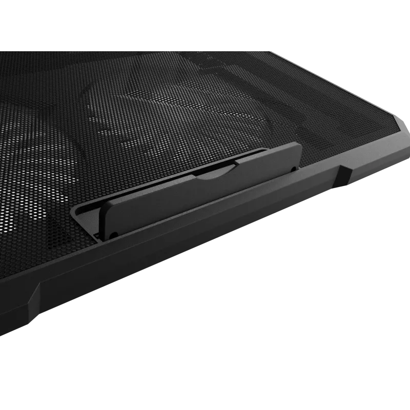 FURY GUNBAI G3 Laptop dzesēšanas paliktnis 14.1–17.3 collām ar 2 ventilatoriem, RGB apgaismojumu, 2× USB