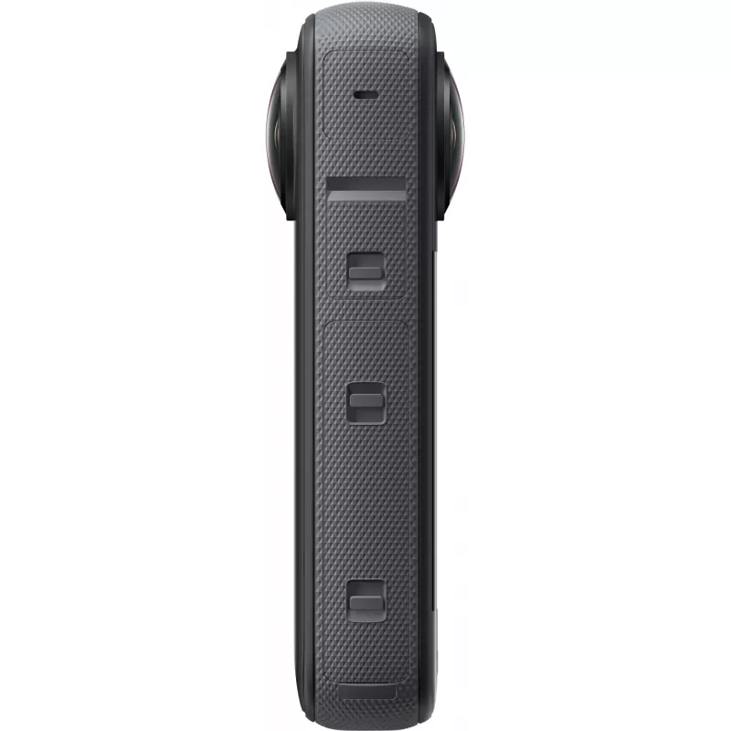 Action kamera Insta360 X3 — 72 MP, 5K Ultra HD (5760×2880), 100 fps, CMOS, Wi‑Fi, iebūvēts displejs, MicroSD, 0,508 kg, melna