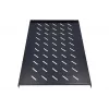 Plaukta plaukts Extralink 1U 750mm melns 1000mm dziļuma skapjiem