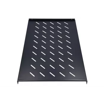 Plaukta plaukts Extralink 1U 750mm melns 1000mm dziļuma skapjiem