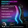 Extralink Gaming | Spēļu krēsls | biroja, grozāms, kausa, melns, G-524