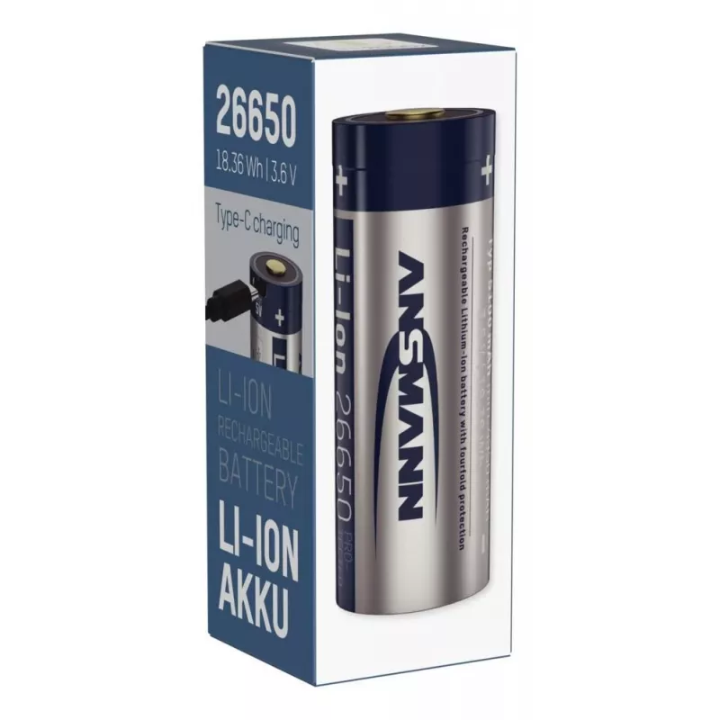 Uzlādējams akumulators Ansmann 1307-0012 litija jonu 3,6 V