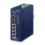 PLANET IGS-624HPT tīkla komutators Nevadāms Gigabit Ethernet (10/100/1000) Power over Ethernet (PoE) Zils