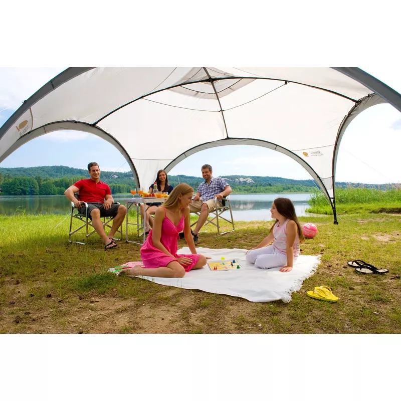 Pavillon Event Shelter, 4,5 x 4,5 m (gaiši pelēks/pelēks)