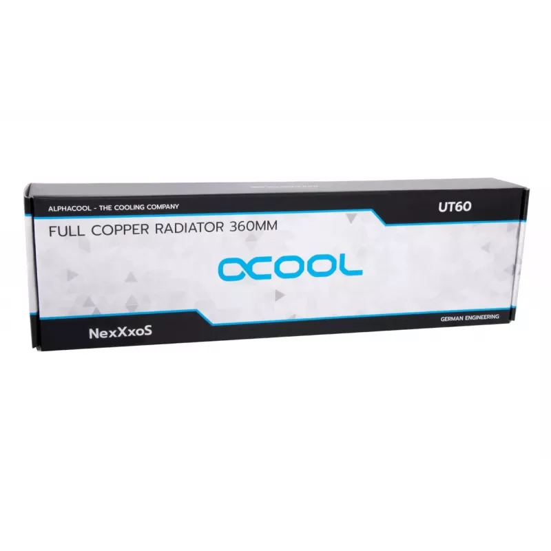 Radiators Alphacool 14390 varš tērauds melns 125mm x 415mm x 60mm