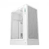 Datora korpuss DeepCool CH170 PLUS WH Midi Tower — balts, rūdīts stikls, atbalsta micro ATX/mini-ITX, GPU līdz 34,2 cm, CPU dzesētāja augstums 164 mm