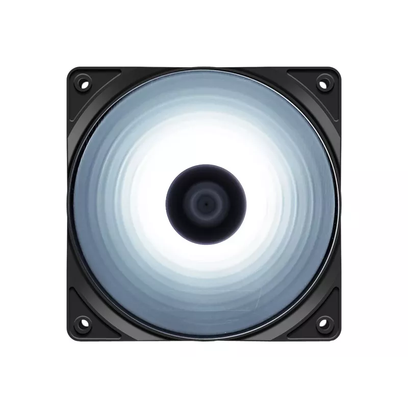 120 mm ventilators DeepCool RF120W — 1300 RPM, 1,32 mmH2O, caurspīdīgi melns