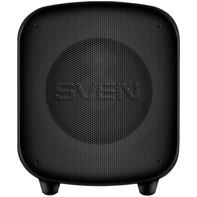 Skaļrunis SVEN PS-555, melns, jauda 65 W (RMS), TWS, Bluetooth, USB, microSD, tālvadības pults, litija baterija