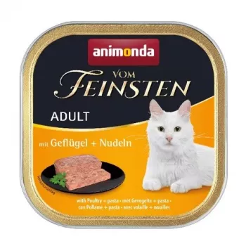 ANIMONDA Vom Feinsten Adult mājputni ar makaroniem - mitrā kaķu barība - 100g