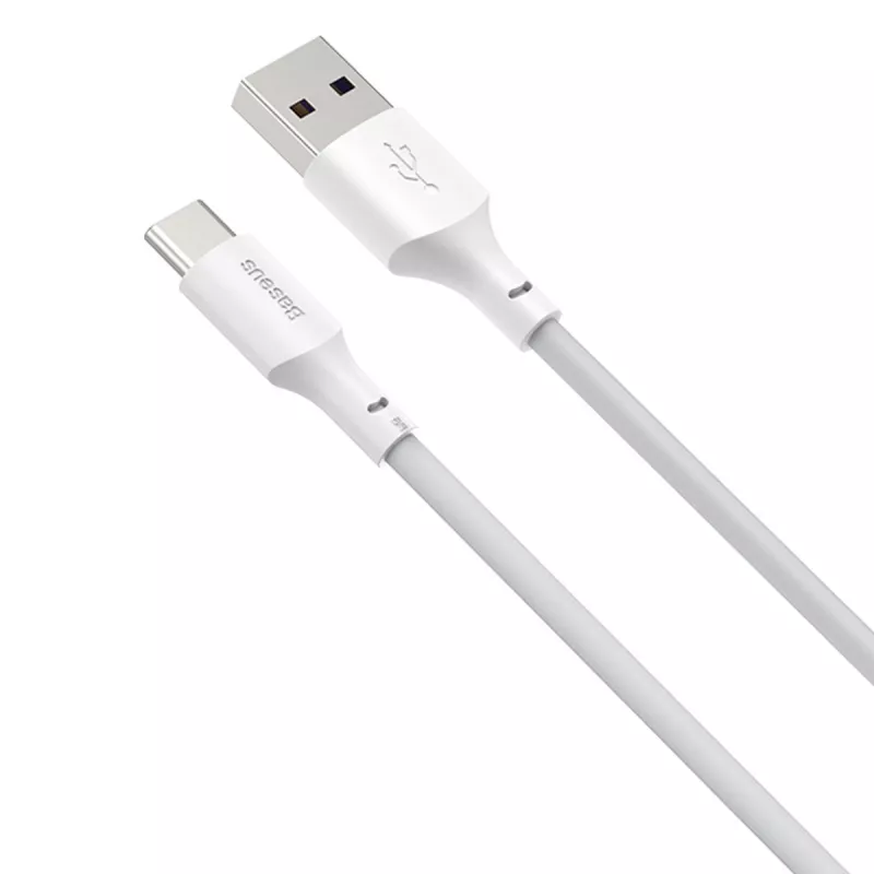 USB kabelis Baseus TZCATZJ-02 1,5 m USB A USB C balts
