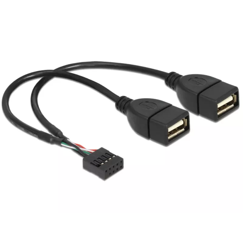 Iekšējais USB kabelis DeLOCK 83292 0.2 m, sieviešu-sieviešu