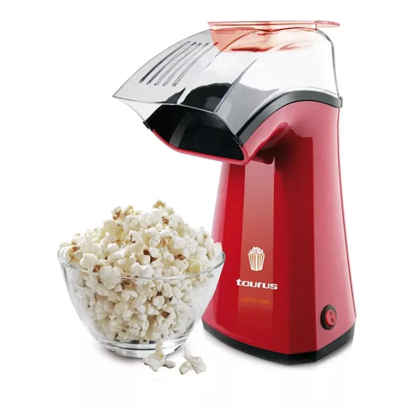 Popkorna aparāts Taurus 968375000 S7600343 — 1100 W, caurspīdīgs vāks, 3 min sagatavošana
