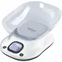 Virtuves svari LAMART LT7073 — pieskāriena vadība, liels LCD, noņemama bļoda, mērvienību izvēle (g/ml/lb:oz), AAA baterija