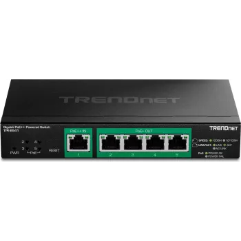 Slēdzis TRENDnet TPE-B541 5 pieslēgvietu Gigabit PoE++ 1 Gbps