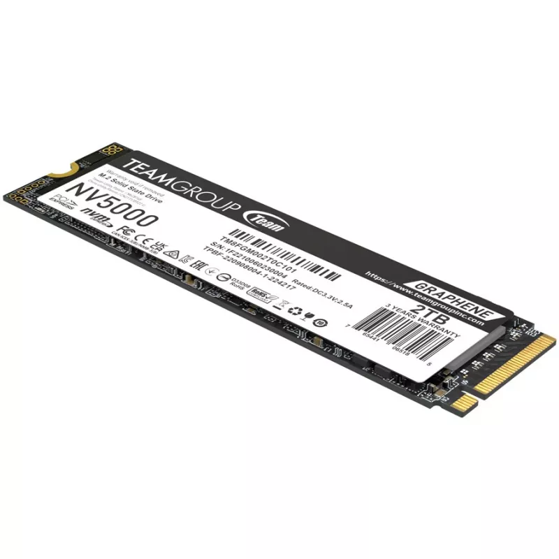 SSD disks Team Group 2 TB M.2 2280 PCIe 4.0 x4 TM8FGM002T0C101