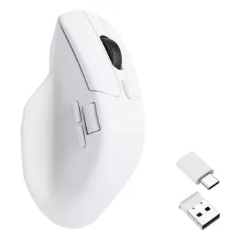 KEYCHRON M6 (1000Hz) Baltā bezvadu pele