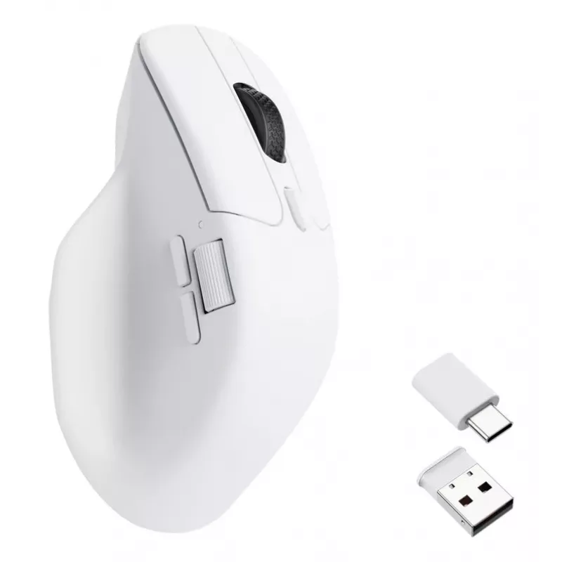 KEYCHRON M6 (1000Hz) Baltā bezvadu pele