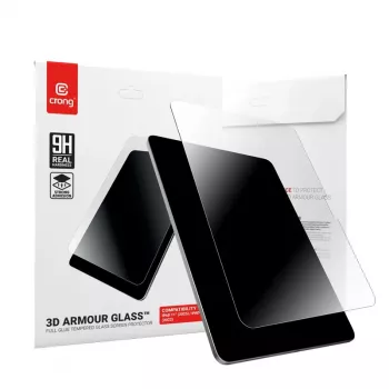 Rūdīta stikla ekrāna aizsargs Crong planšetdatoram iPad 11 CRG3DAGIPD11, 9H cietība, pretskrāpējumu