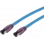 Tīkla kabelis ShiverPeaks BS08-40041 Blue 3m Cat8 S/FTP