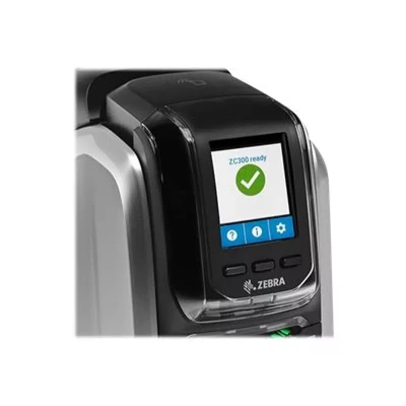 Zebra ZC300 plastikaršu printeris ar krāsu sublimācijas/termiskās pārneses druku, 300 x 300 DPI, Wi-Fi