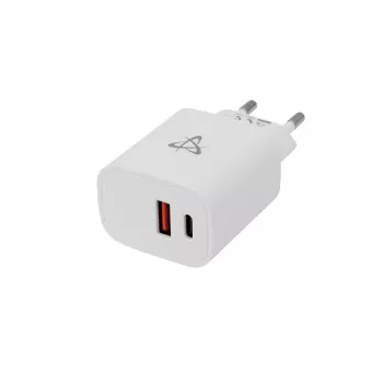 Sbox HC-693 USB mājas lādētājs 20W QC balts