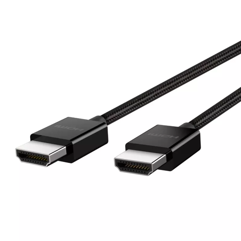 Belkin Ultra High Speed - HDMI kabelis - HDMI (M) uz HDMI (M) - 2,0 m - Melns (AV10176BT2M-BLK)