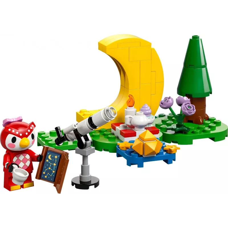 Konstrukciju rotaļlieta LEGO Animal Crossing Zvaigžņu vērošana ar Eifēmiju komplekts 77053