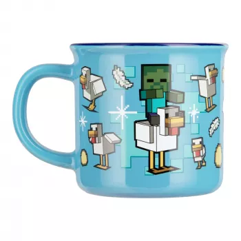 Paladone Minecraft Chicken Jockey karstumā mainošā krūze