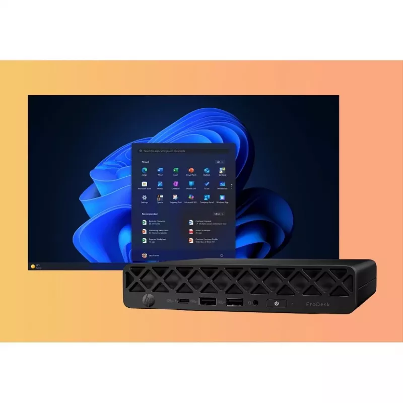 Dators HP PRODESK 4 MINI G1I U7-265T 4GB 500GB integrēta grafika Windows 10