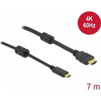 Active USB Type-C to HDMI kabelis DeLOCK 85973 4K 60 Hz 7 m