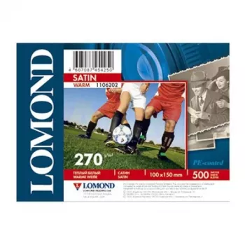 Lomond Premium fotopapīrs 270 g/m² 10×15 cm 500 loksnes Siltais tonis