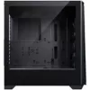 PHANTEKS Eclipse G370A PC korpuss, Midi Tower, SSI-EEB, RGB, rūdīts stikls — komplektā 3x 120 mm ventilatori, melns