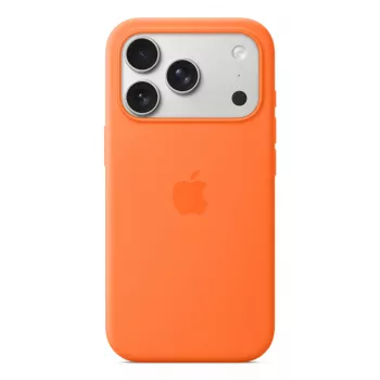 Silikona maciņš Apple iPhone 17 Pro MagSafe oranžs