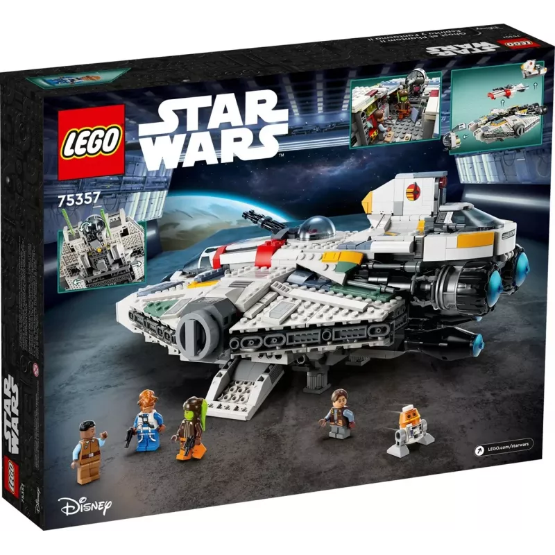 LEGO Star Wars spēļu komplekts 75357 — The Ghost un Phantom II, 1394 detaļas, 4 minifigūriņas, vecumam 10+