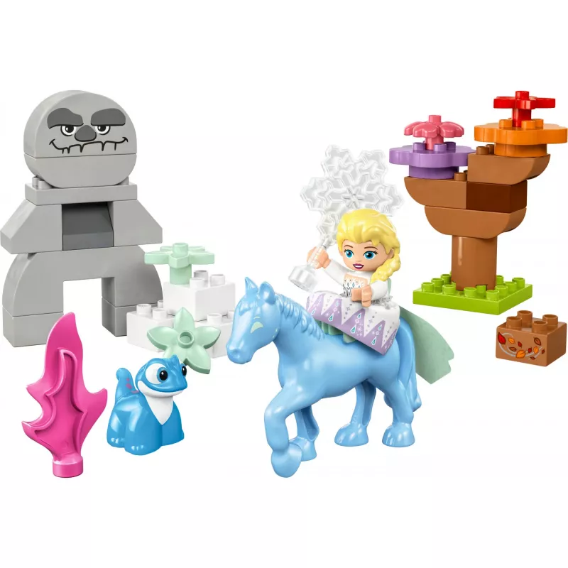 LEGO DUPLO rotaļu komplekts 10418 — Disney Elsa un Bruni Apburtajā mežā, 31 detaļa, no 2+ gadiem