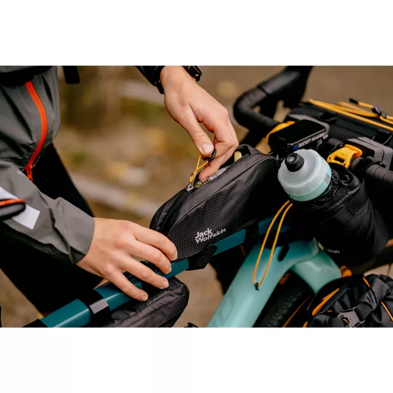 Morobbia Tube Bag , velosipēda grozs/futlāris (melns, Augšējās caurules soma 0,7 L)