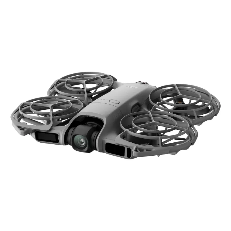 Kvadrokoptera drons DJI Neo 2 Fly More Combo — 4 rotori, 12 MP kamera, 2688×1512 video, 1606 mAh akumulators, 49 GB iekšējā atmiņa, melns/pelēks
