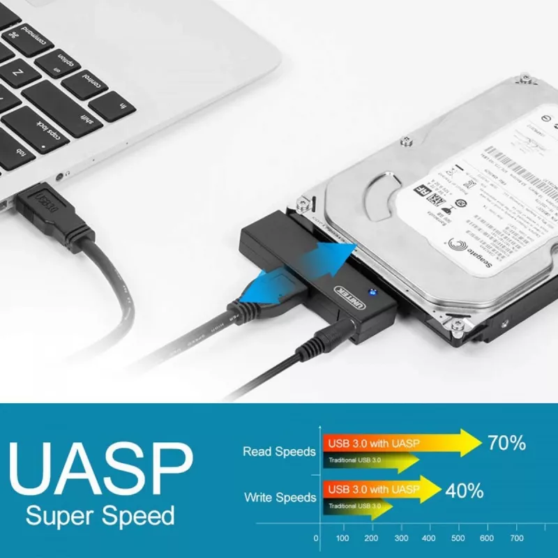 Interfeisa karte Unitek Y-1039, komplektā USB kabelis, 5 Gbit/s, melna, pievieno un lieto