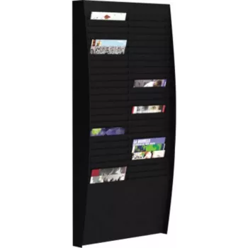 Pie sienas stiprināms šķirošanas dēlis Paperflow V 50F A4V2X25.01 A4 dokumentiem, melns